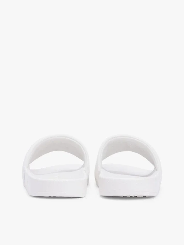 Embroidered Script Monogram Pool Slide Embroidered Script Monogram Pool Slide