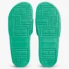 Embroidered Script Monogram Pool Slide Embroidered Script Monogram Pool Slide