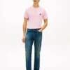 Embroidered Script Monogram T-Shirt