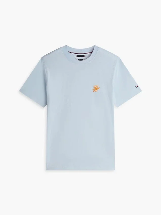 Embroidered Script Monogram T-Shirt Embroidered Script Monogram T-Shirt