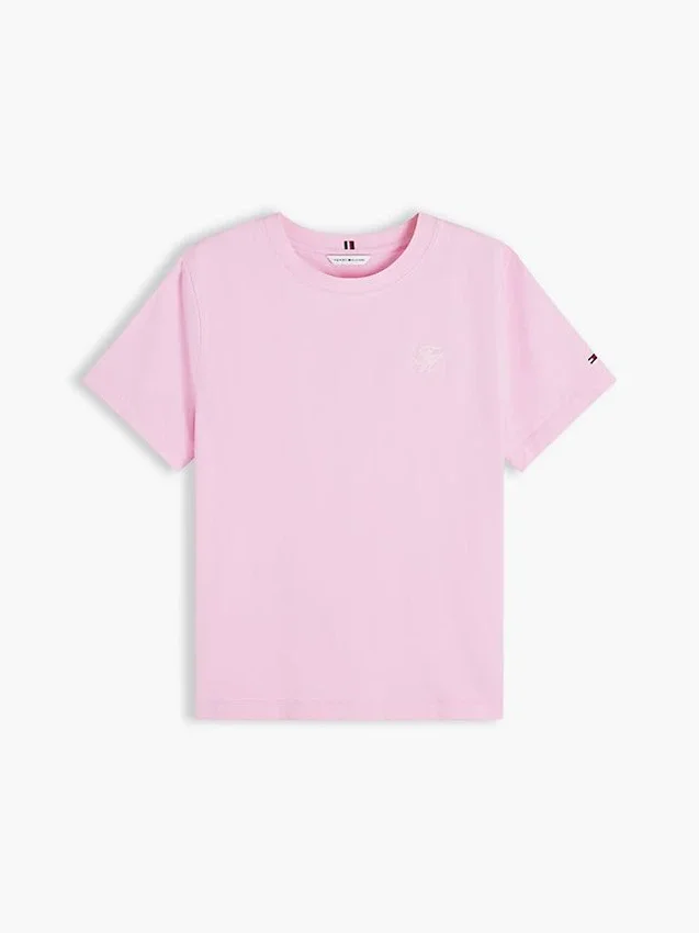 Embroidered Script Monogram T-Shirt Embroidered Script Monogram T-Shirt