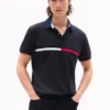 Embroidered Stripe Regular Fit Polo Embroidered Stripe Regular Fit Polo