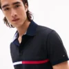 Embroidered Stripe Regular Fit Polo Embroidered Stripe Regular Fit Polo