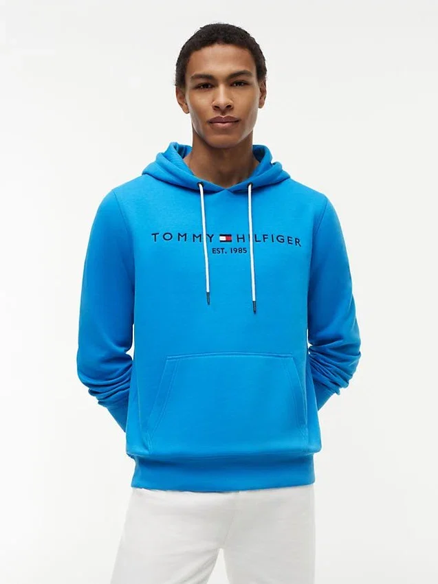 Embroidered Tommy Logo Hoodie Embroidered Tommy Logo Hoodie