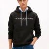 Embroidered Tommy Logo Hoodie Embroidered Tommy Logo Hoodie