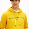 Embroidered Tommy Logo Hoodie Embroidered Tommy Logo Hoodie