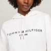 Embroidered Tommy Logo Hoodie Embroidered Tommy Logo Hoodie