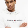 Embroidered Tommy Logo Hoodie Embroidered Tommy Logo Hoodie