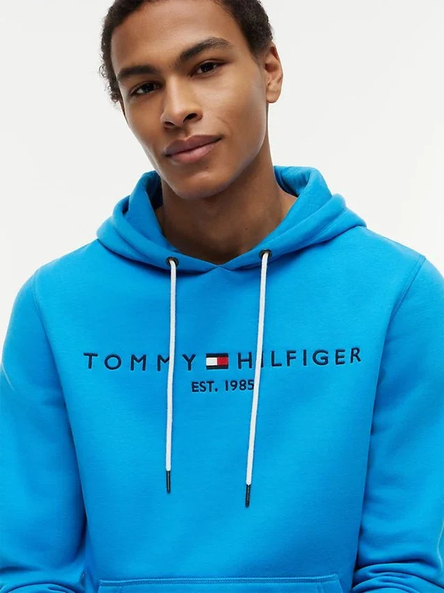 Embroidered Tommy Logo Hoodie Embroidered Tommy Logo Hoodie