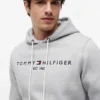 Embroidered Tommy Logo Hoodie Embroidered Tommy Logo Hoodie