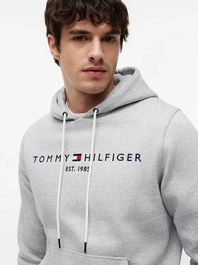 Embroidered Tommy Logo Hoodie Embroidered Tommy Logo Hoodie