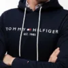 Embroidered Tommy Logo Hoodie