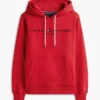 Embroidered Tommy Logo Hoodie Embroidered Tommy Logo Hoodie