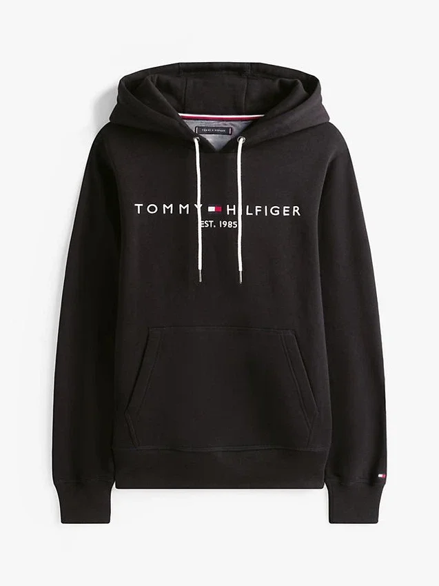 Embroidered Tommy Logo Hoodie Embroidered Tommy Logo Hoodie