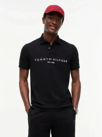 Embroidered Tommy Logo Polo