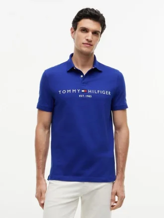Embroidered Tommy Logo Polo