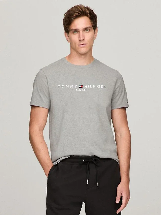 Embroidered Tommy Logo Slim Fit T-Shirt Embroidered Tommy Logo Slim Fit T-Shirt