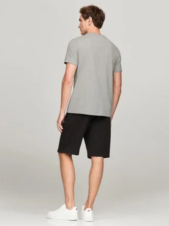 Embroidered Tommy Logo Slim Fit T-Shirt