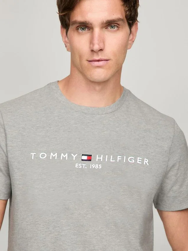 Embroidered Tommy Logo Slim Fit T-Shirt Embroidered Tommy Logo Slim Fit T-Shirt