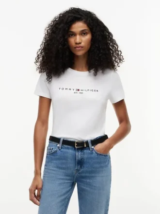 Embroidered Tommy Logo T-Shirt
