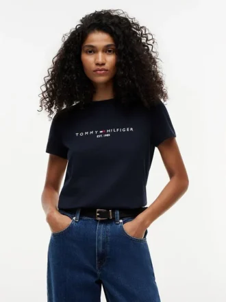 Embroidered Tommy Logo T-Shirt