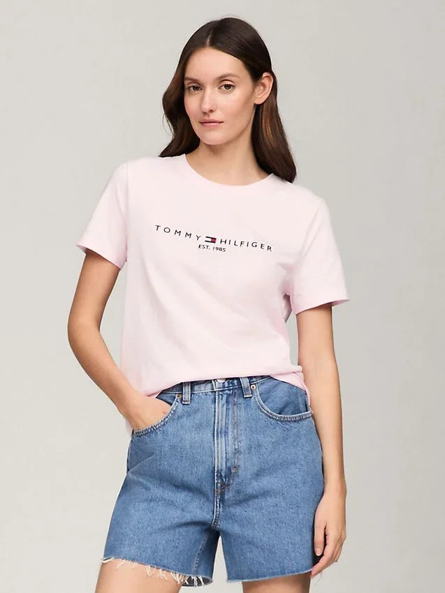 Embroidered Tommy Logo T-Shirt Embroidered Tommy Logo T-Shirt