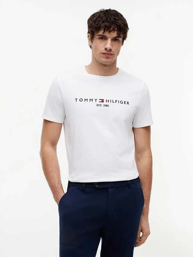 Embroidered Tommy Logo T-Shirt Embroidered Tommy Logo T-Shirt