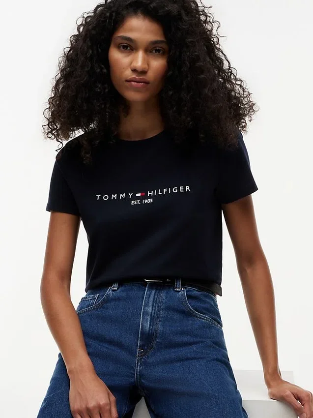 Embroidered Tommy Logo T-Shirt Embroidered Tommy Logo T-Shirt