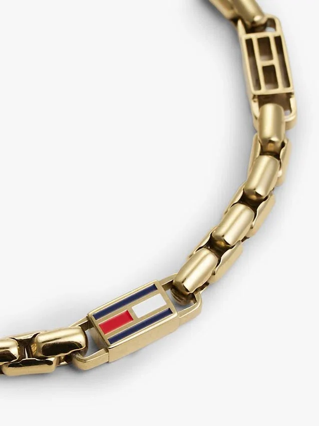 Flag Chain Link Bracelet Flag Chain Link Bracelet