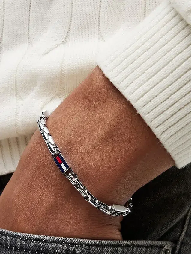 Flag Chain Link Bracelet Flag Chain Link Bracelet