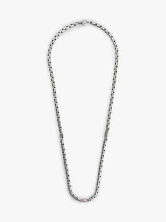 Flag Chain Link Necklace Flag Chain Link Necklace