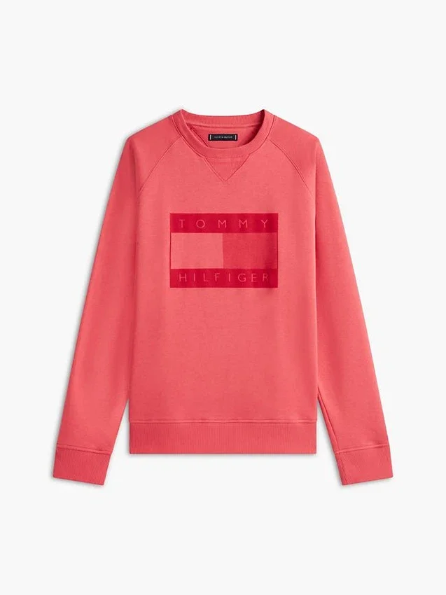 Flag Logo Brushed-Back Raglan Sweatshirt Flag Logo Brushed-Back Raglan Sweatshirt
