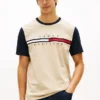 Flag Logo Contrast Sleeve T-Shirt Flag Logo Contrast Sleeve T-Shirt