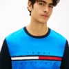 Flag Logo Contrast Sleeve T-Shirt Flag Logo Contrast Sleeve T-Shirt