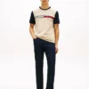 Flag Logo Contrast Sleeve T-Shirt Flag Logo Contrast Sleeve T-Shirt