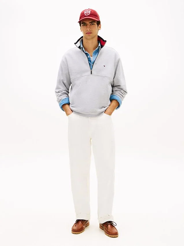 Flag Logo Quarter-Zip Sweatshirt Flag Logo Quarter-Zip Sweatshirt
