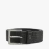 Flag Print Square-Buckle Leather Belt Flag Print Square-Buckle Leather Belt