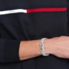 Flag Stripe Stainless Steel Bracelet Flag Stripe Stainless Steel Bracelet