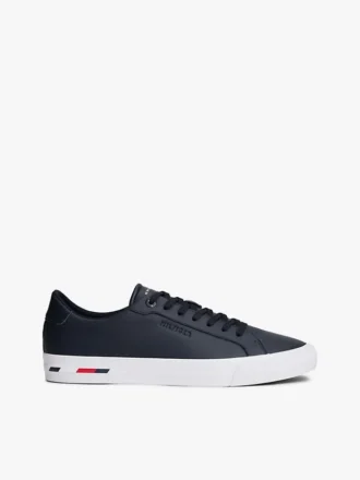 Flag Stripe Vulcanized Leather Sneaker