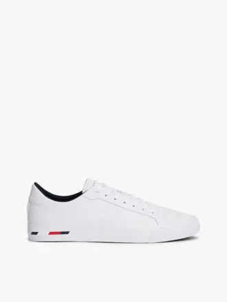 Flag Stripe Vulcanized Leather Sneaker