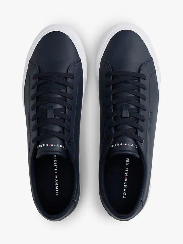 Flag Stripe Vulcanized Leather Sneaker Flag Stripe Vulcanized Leather Sneaker