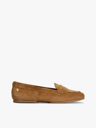 Flexible Suede Penny Loafer