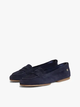 Flexible Suede Penny Loafer