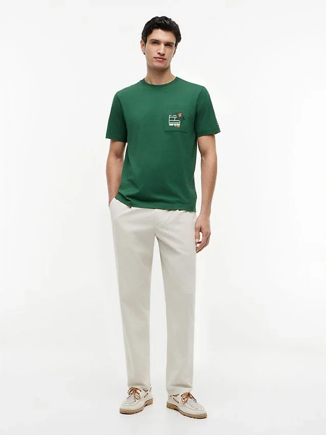 Floral Flag Logo Pocket T-Shirt Floral Flag Logo Pocket T-Shirt