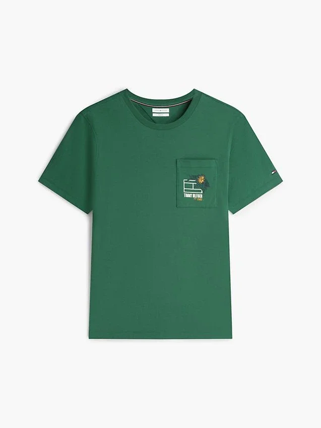 Floral Flag Logo Pocket T-Shirt Floral Flag Logo Pocket T-Shirt