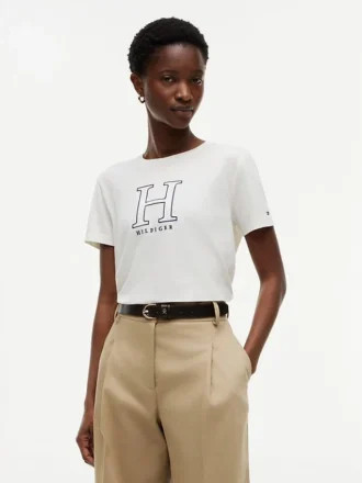 Floral H-Logo T-Shirt