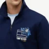 Floral Logo Quarter-Zip Polo Sweatshirt Floral Logo Quarter-Zip Polo Sweatshirt