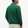 Floral Logo Quarter-Zip Polo Sweatshirt Floral Logo Quarter-Zip Polo Sweatshirt