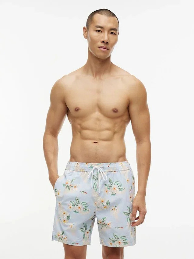 Floral Print 7″ Swim Trunk Floral Print 7″ Swim Trunk