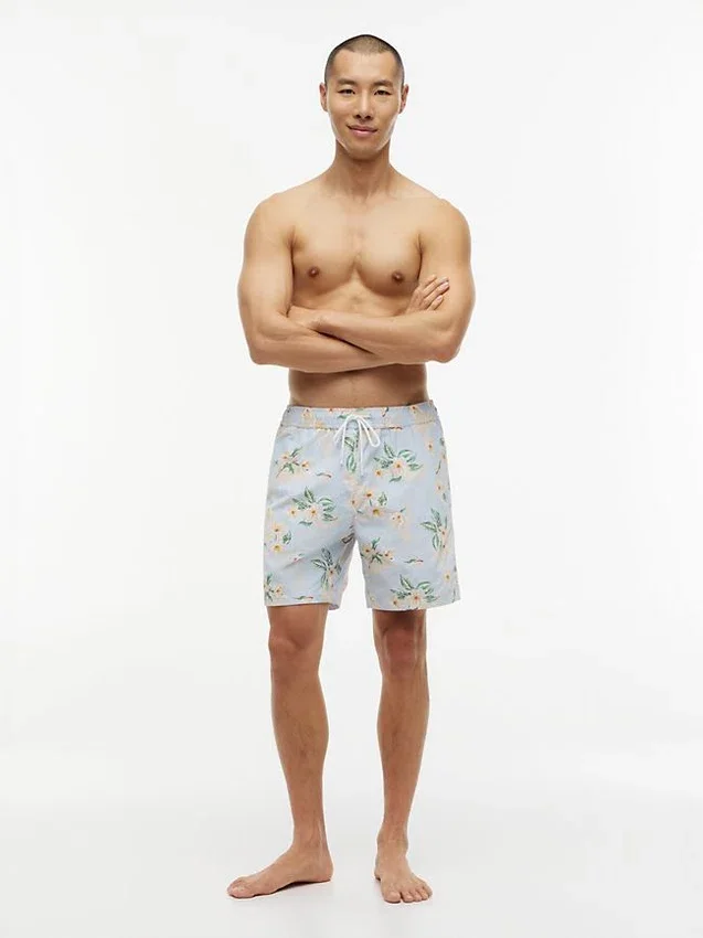 Floral Print 7″ Swim Trunk Floral Print 7″ Swim Trunk